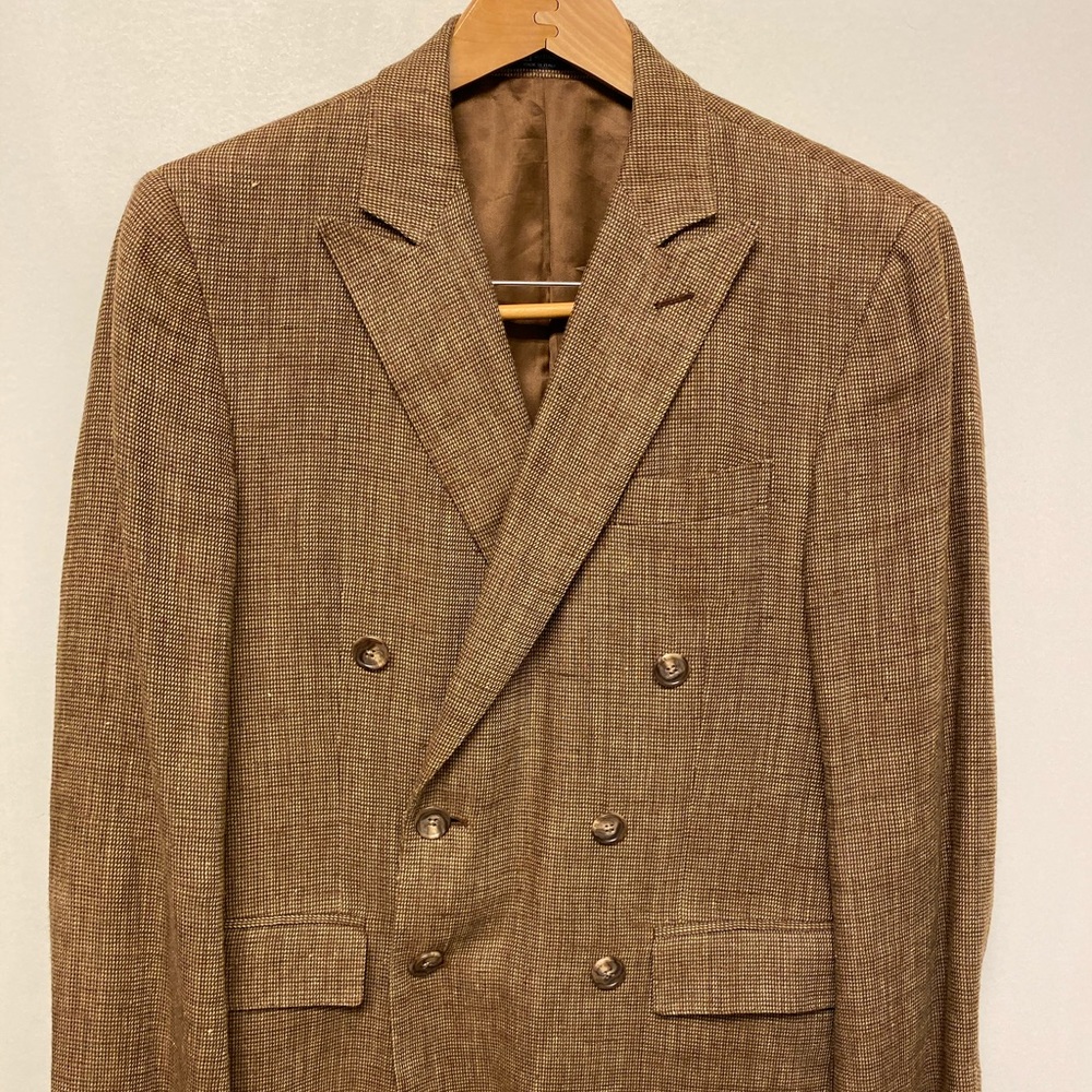 Ralph Lauren Tweed Double-Breasted Sports Coat